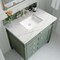 James Martin Vanities Brittany 36in Single Vanity, Smokey Celadon w/ 3 CM Ethereal Noctis Top 650-V36-SC-3ENC - alternate 2